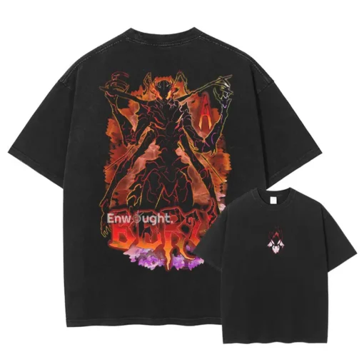 Shadowverse T-Shirt Collection – Beelzebub, Icris, Tusk &Amp; Tank | Cotton Oversized Anime Tee Set - Image 4
