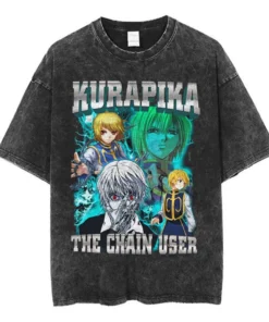 Anime Hunter × Hunter T-Shirt – Cherry Blossom X Logo | Cotton Oversized Tee With Anime Art Design