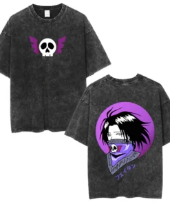 Anime Hunter × Hunter T-Shirt – Cherry Blossom X Logo | Cotton Oversized Tee With Anime Art Design