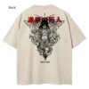 Attack On Titan T-Shirt – Anime Fan Art Design With Character Collage | Oversized Beige Tee