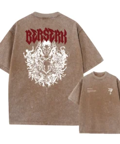 Official Anime Berserk T-Shirt – Guts &Amp; The Black Swordsman | Premium Cotton Tee For Fans Of Dark Fantasy