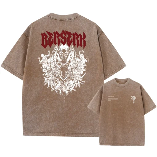 Official Anime Berserk T-Shirt – Guts &Amp; The Black Swordsman | Premium Cotton Tee For Fans Of Dark Fantasy - Image 3