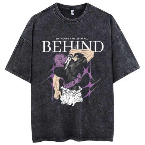 Attack On Titan T-Shirt – “To The One Who Left It All Behind” | Cotton Oversized Tee With Eren Yeager Design - Image 4