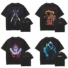 Shadowverse T-Shirt Collection – Beelzebub, Icris, Tusk & Tank | Cotton Oversized Anime Tee Set