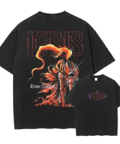 Shadowverse T-Shirt Collection – Beelzebub, Icris, Tusk &Amp; Tank | Cotton Oversized Anime Tee Set