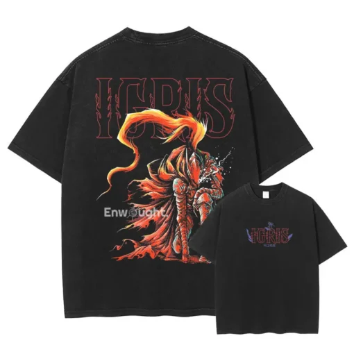 Shadowverse T-Shirt Collection – Beelzebub, Icris, Tusk &Amp; Tank | Cotton Oversized Anime Tee Set - Image 3