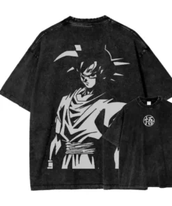 Dragon Ball Z T-Shirt – Saiyan Warriors Design | Cotton Oversized Tee With Classic Dbz Logo