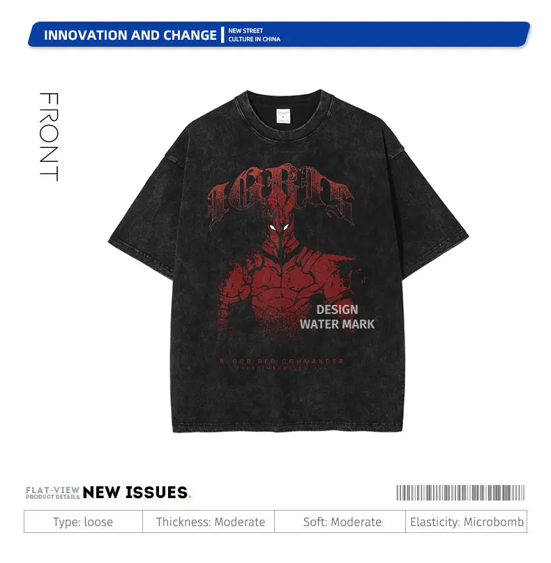 Shadowverse T-Shirt Collection – Beelzebub, Icris, Tusk & Tank | Cotton Oversized Anime Tee Set