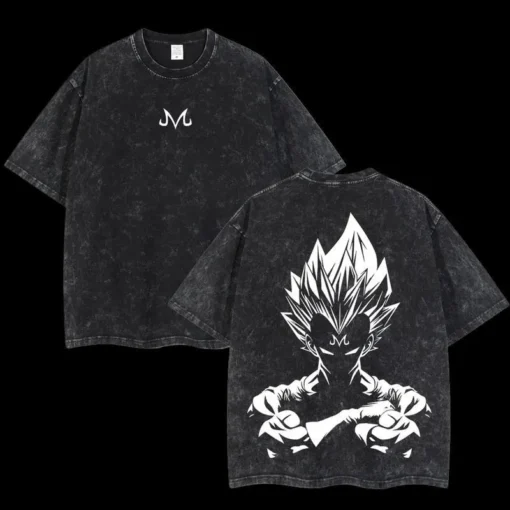 Dragon Ball Z T-Shirt – Saiyan Warriors Design | Cotton Oversized Tee With Classic Dbz Logo