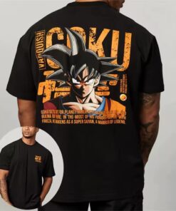 Dragon ball goku namek saga tshirt super saiyan transformation graphic tee black anime cotton top official | the gym pro Dragon Ball Goku Namek Saga Tshirt Super Saiyan Transformation Graphic Tee Black Anime Cotton Top Official