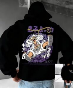 One piece gear 5 luffy gym hoodie – anime zip-up training jacket for fitness fans | the gym pro One Piece Gear 5 Luffy Gym Hoodie – Anime Zip-Up Training Jacket For Fitness Fans