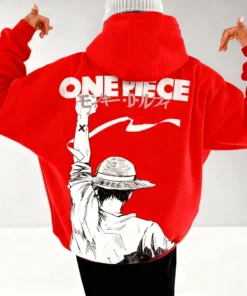 One piece luffy zip-up hoodie – anime jacket with back graphic in multiple colors | the gym pro One Piece Luffy Zip-Up Hoodie – Anime Jacket With Back Graphic In Multiple Colors