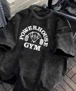 Retro washed gorilla world gym print 100% cotton men women t-shirt summer autumn daily outdoor sports casual street short-sleeve | the gym pro Retro Washed Gorilla World Gym Print 100% Cotton Men Women T-Shirt Summer Autumn Daily Outdoor Sports Casual Street Short-Sleeve