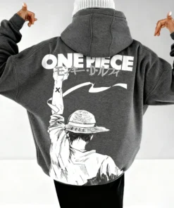 One piece luffy zip-up hoodie – anime jacket with back graphic in multiple colors | the gym pro One Piece Luffy Zip-Up Hoodie – Anime Jacket With Back Graphic In Multiple Colors