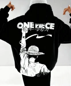 One piece luffy zip-up hoodie – anime jacket with back graphic in multiple colors | the gym pro One Piece Luffy Zip-Up Hoodie – Anime Jacket With Back Graphic In Multiple Colors