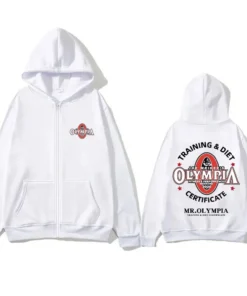 Mr. Olympia zip-up hoodie 2020 – bodybuilding training & diet certificate jacket | the gym pro Mr. Olympia Zip-Up Hoodie 2020 – Bodybuilding Training &Amp; Diet Certificate Jacket