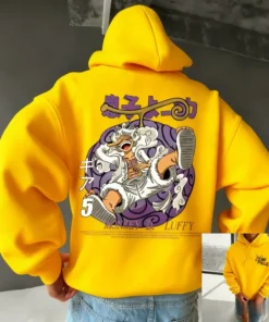 One piece gear 5 luffy gym hoodie – anime zip-up training jacket for fitness fans | the gym pro One Piece Gear 5 Luffy Gym Hoodie – Anime Zip-Up Training Jacket For Fitness Fans