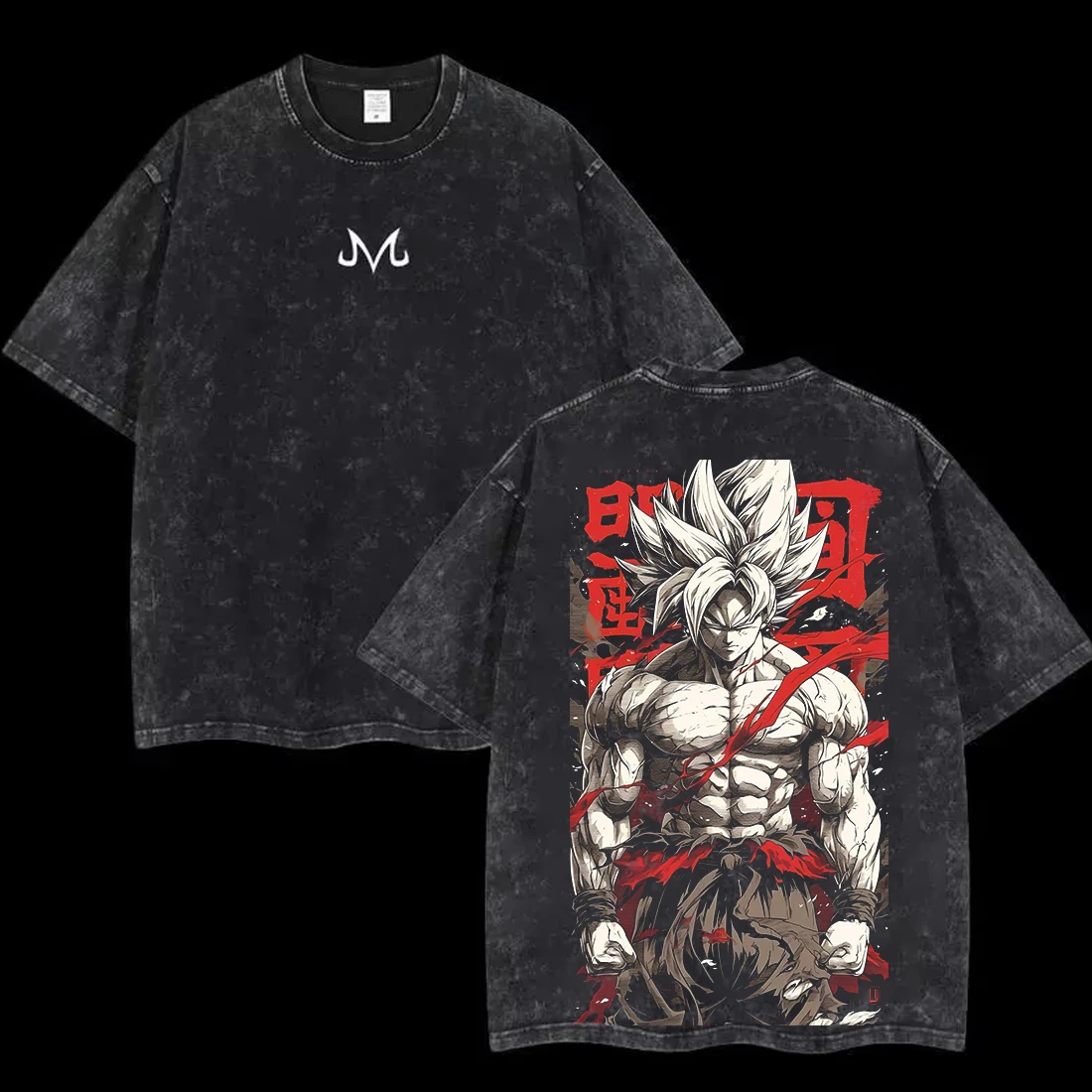 Dragon ball z t-shirt – saiyan warriors design | cotton oversized tee with classic dbz logo | the gym pro Dragon Ball Z T-Shirt – Saiyan Warriors Design | Cotton Oversized Tee With Classic Dbz Logo