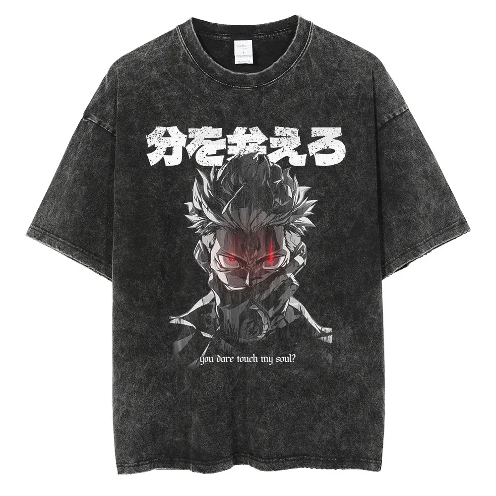 Oversized washed jujutsu kaisen anime t shirt pump cover 100% cotton | the gym pro Oversized Washed Jujutsu Kaisen Anime T Shirt Pump Cover 100% Cotton - Image 53