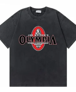 Joe weider's mr olympia shirt - oversized multiple designs | the gym pro Joe Weider'S Mr Olympia Shirt - Oversized Multiple Designs