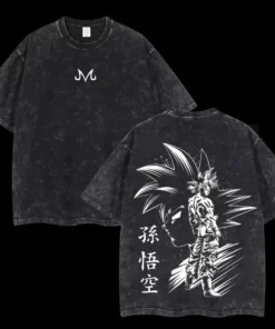 Dragon ball z t-shirt – saiyan warriors design | cotton oversized tee with classic dbz logo | the gym pro Dragon Ball Z T-Shirt – Saiyan Warriors Design | Cotton Oversized Tee With Classic Dbz Logo