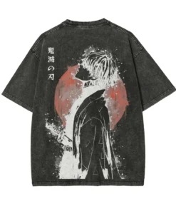 Demon slayer vintage tanjiro graphic t‑shirt – 100% cotton japanese anime tee | the gym pro Demon Slayer Vintage Tanjiro Graphic T‑Shirt – 100% Cotton Japanese Anime Tee - Image 7