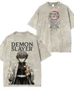 Upper moon iii akaza graphic t‑shirt – 100% cotton demon slayer tee | the gym pro Upper Moon Iii Akaza Graphic T‑Shirt – 100% Cotton Demon Slayer Tee - Image 2