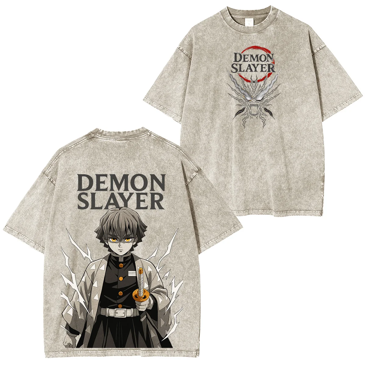 Upper moon iii akaza graphic t‑shirt – 100% cotton demon slayer tee | the gym pro Upper Moon Iii Akaza Graphic T‑Shirt – 100% Cotton Demon Slayer Tee - Image 2