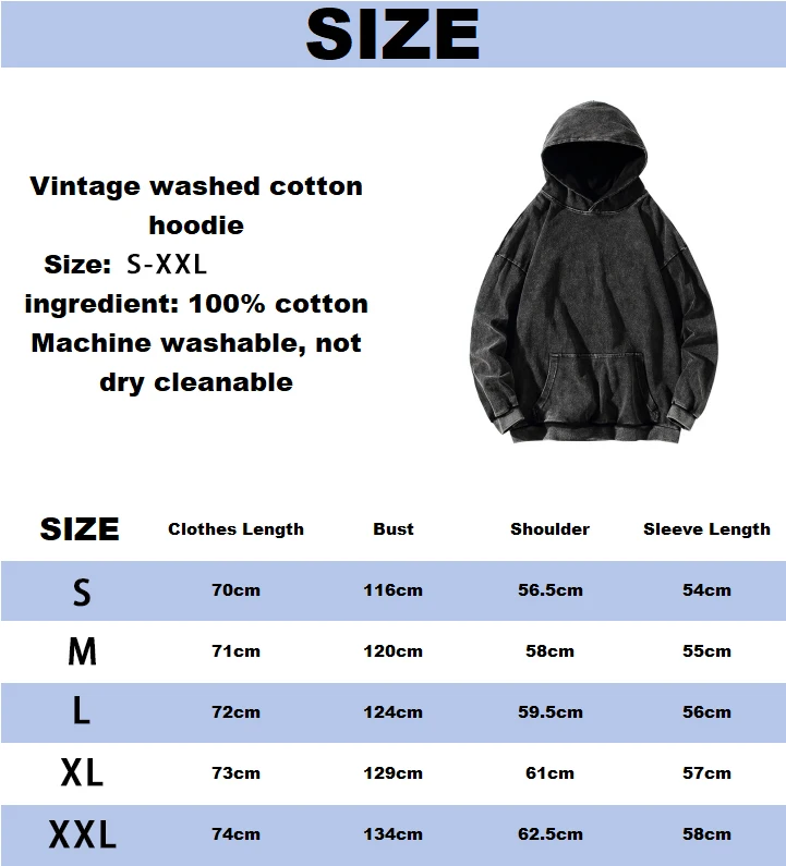 Mens berserk hoodies gothic print vintage washed hoodie hip hop streetwear cotton sweatshirts harajuku casual hooded pullover | the gym pro Mens Berserk Hoodies Gothic Print Vintage Washed Hoodie Hip Hop Streetwear Cotton Sweatshirts Harajuku Casual Hooded Pullover - Image 7