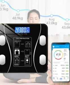 Usb intelligent precise body fat scale small electronic weighing scale home digital scale accurate body weight fat measurement | the gym pro Usb Intelligent Precise Body Fat Scale Small Electronic Weighing Scale Home Digital Scale Accurate Body Weight Fat Measurement - Image 2