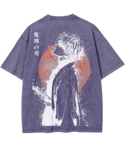 Demon slayer vintage tanjiro graphic t‑shirt – 100% cotton japanese anime tee | the gym pro Demon Slayer Vintage Tanjiro Graphic T‑Shirt – 100% Cotton Japanese Anime Tee - Image 9