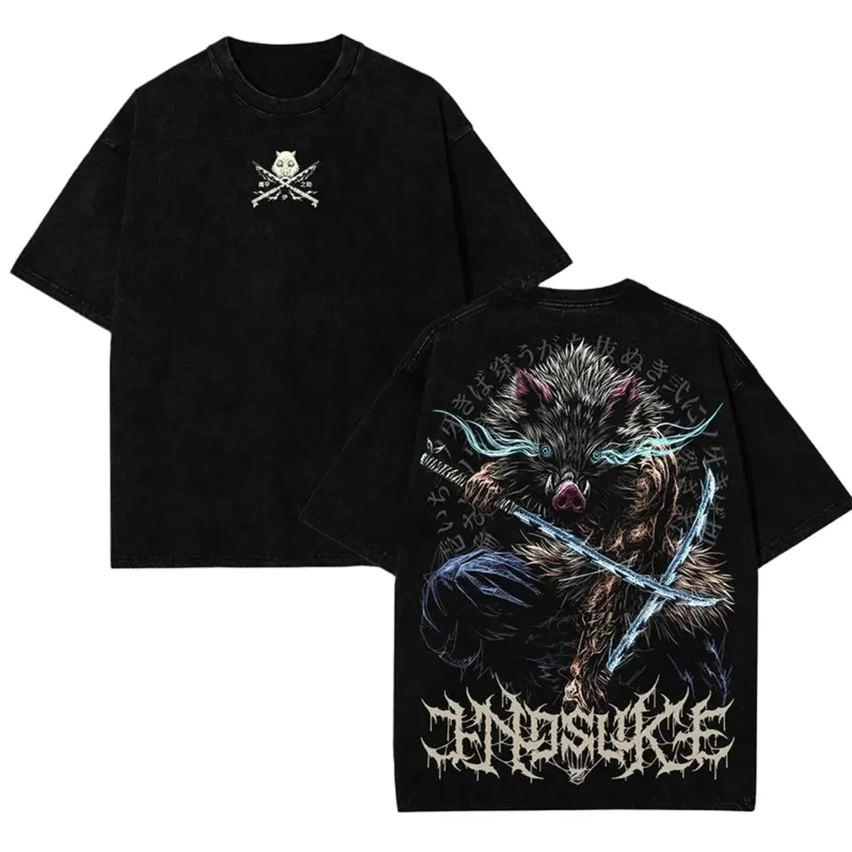 Upper moon iii akaza graphic t‑shirt – 100% cotton demon slayer tee | the gym pro Upper Moon Iii Akaza Graphic T‑Shirt – 100% Cotton Demon Slayer Tee - Image 3