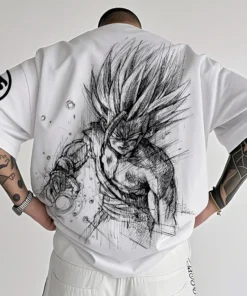 Homepage | the gym pro Super Saiyan Oversized Gym T‑Shirt – Anime Pump Cover For Lifters