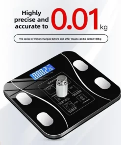 Usb intelligent precise body fat scale small electronic weighing scale home digital scale accurate body weight fat measurement | the gym pro Usb Intelligent Precise Body Fat Scale Small Electronic Weighing Scale Home Digital Scale Accurate Body Weight Fat Measurement - Image 5