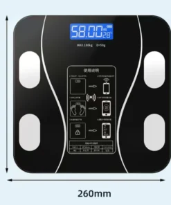 Usb intelligent precise body fat scale small electronic weighing scale home digital scale accurate body weight fat measurement | the gym pro Usb Intelligent Precise Body Fat Scale Small Electronic Weighing Scale Home Digital Scale Accurate Body Weight Fat Measurement - Image 3