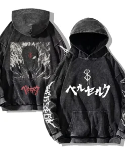 Mens berserk hoodies gothic print vintage washed hoodie hip hop streetwear cotton sweatshirts harajuku casual hooded pullover | the gym pro Mens Berserk Hoodies Gothic Print Vintage Washed Hoodie Hip Hop Streetwear Cotton Sweatshirts Harajuku Casual Hooded Pullover - Image 6