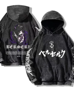 Mens berserk hoodies gothic print vintage washed hoodie hip hop streetwear cotton sweatshirts harajuku casual hooded pullover | the gym pro Mens Berserk Hoodies Gothic Print Vintage Washed Hoodie Hip Hop Streetwear Cotton Sweatshirts Harajuku Casual Hooded Pullover - Image 5