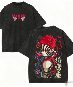 Upper moon iii akaza graphic t‑shirt – 100% cotton demon slayer tee | the gym pro Upper Moon Iii Akaza Graphic T‑Shirt – 100% Cotton Demon Slayer Tee - Image 4