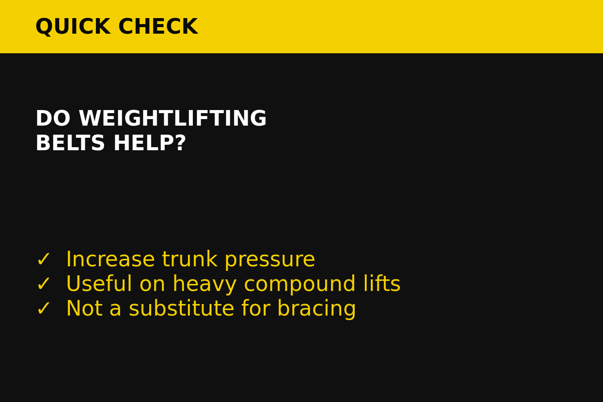 Do weightlifting belts help? Benefits, limits and when to use one | the gym pro Quick Guide To How Weightlifting Belts Help