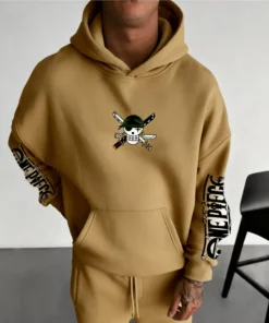 One piece zoro hoodie – oversized anime gymwear | the gym pro One Piece Zoro Hoodie – Oversized Anime Gymwear - Image 2