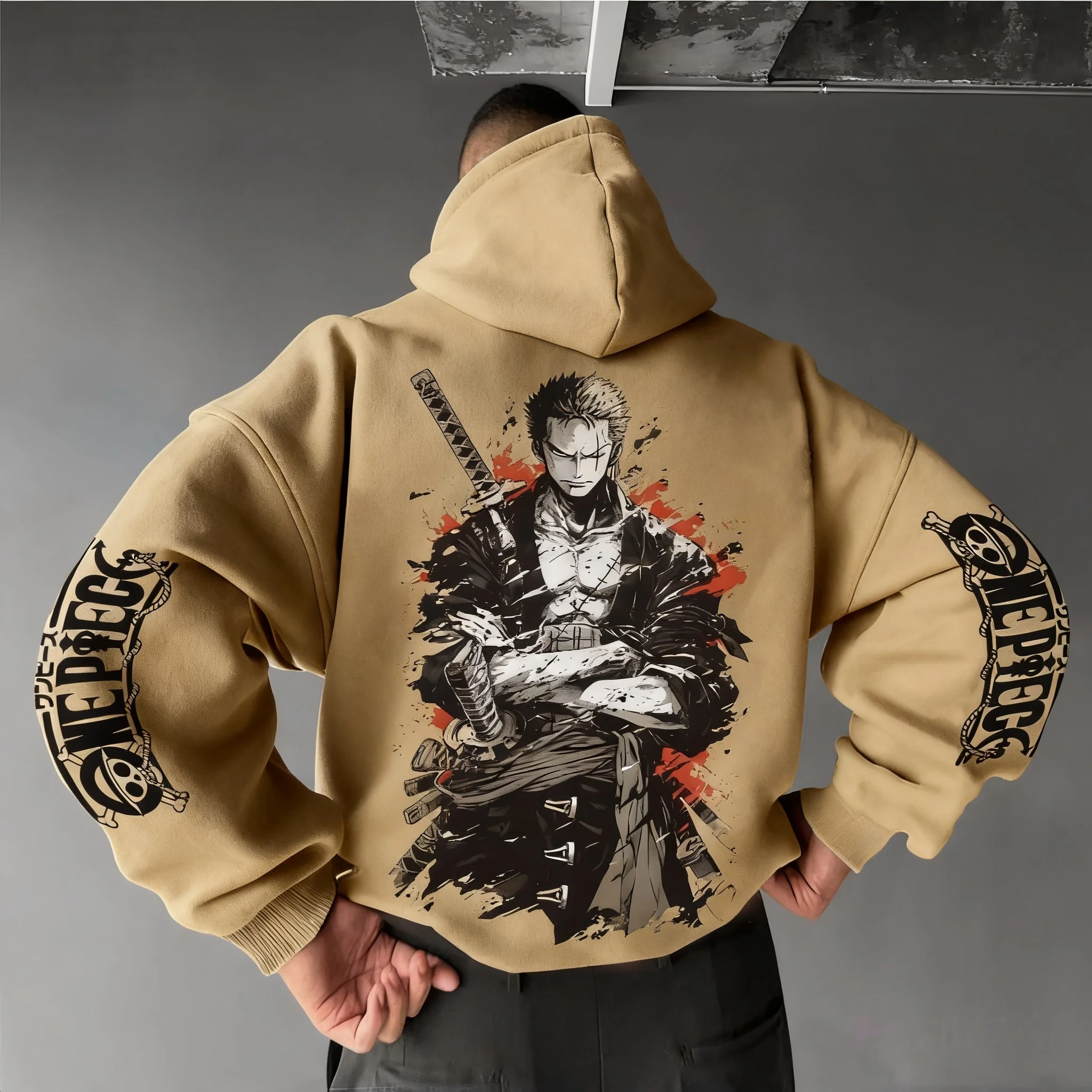 One piece zoro hoodie – oversized anime gymwear | the gym pro One Piece Zoro Hoodie – Oversized Roronoa Zoro Anime Gymwear