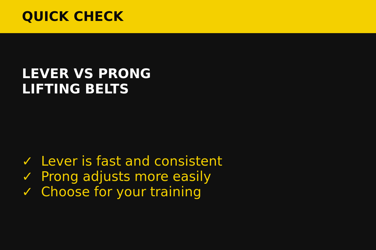 Lever vs prong lifting belt: which one should you choose? | the gym pro Lever Versus Prong Lifting Belt Quick Comparison