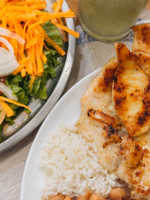 Carbs before and after a workout: meals and timing | the gym pro Rice, Chicken And Vegetables On A Plate