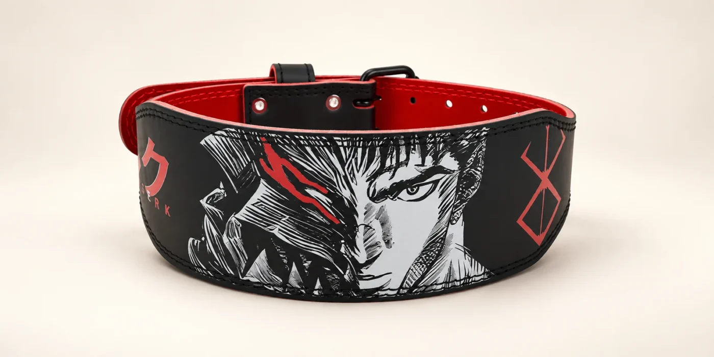 Weightlifting belts for women: fit, width and buying checks | the gym pro Edited Studio Photo Of A Black And Red Berserk Weightlifting Belt Shown From The Front